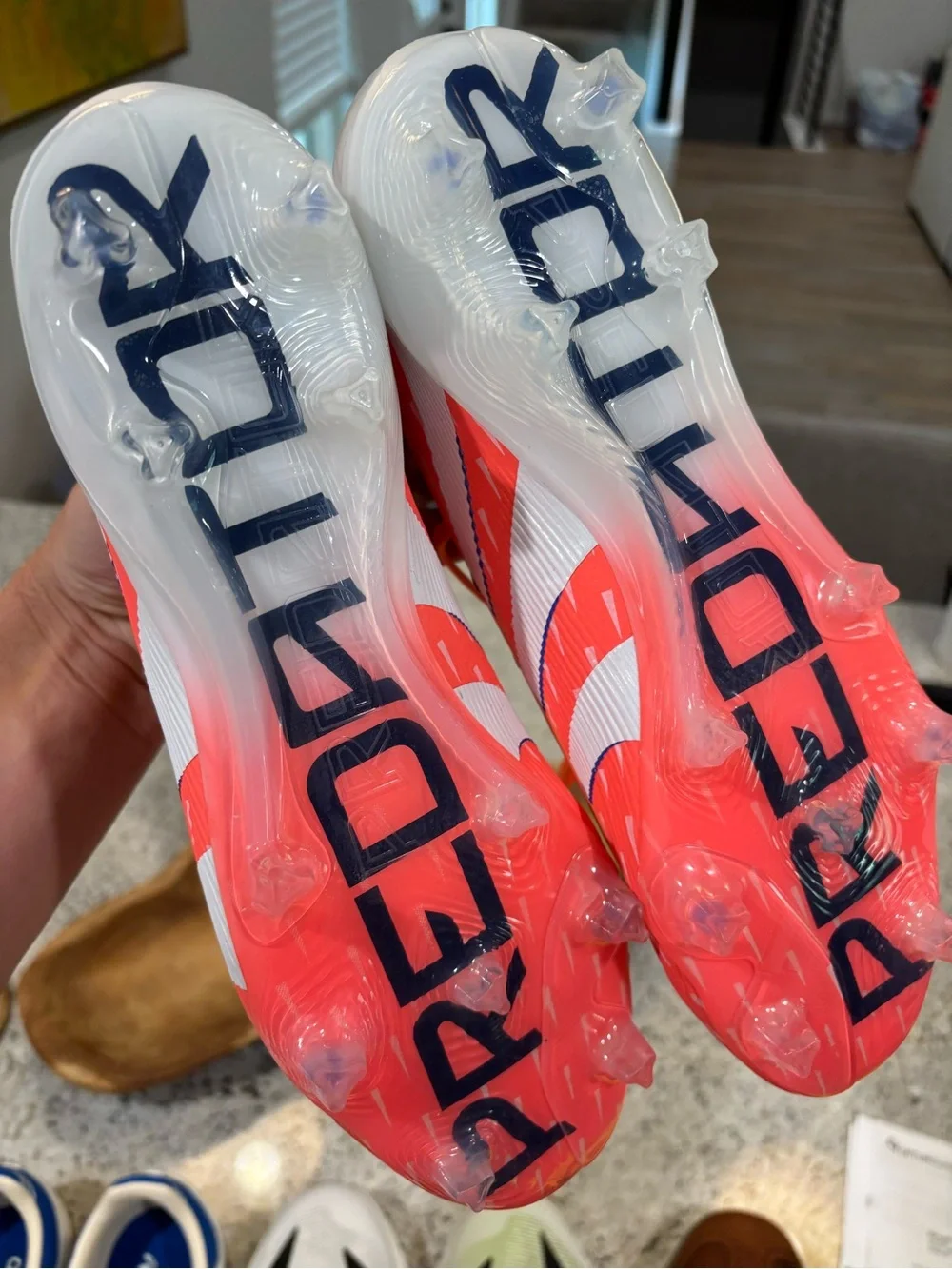 adidas Predator Elite FG Men’s Size 10 Soccer Cleats Coral Blaze Pack | JI1083